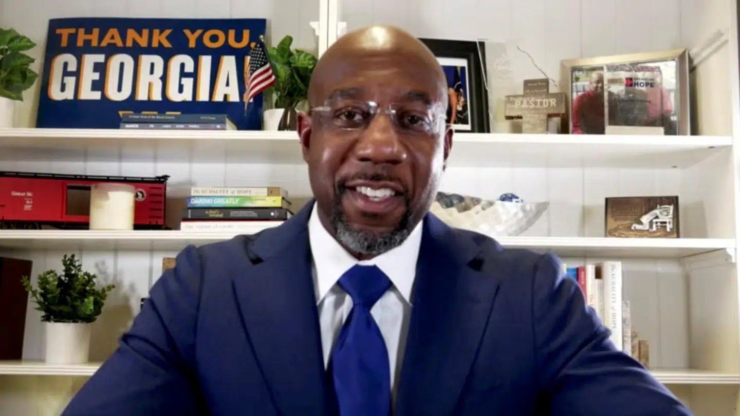 Raphael Warnock er den første afroamerikanske senator, som er valgt i delstaten Georgia. (Arkivfoto)