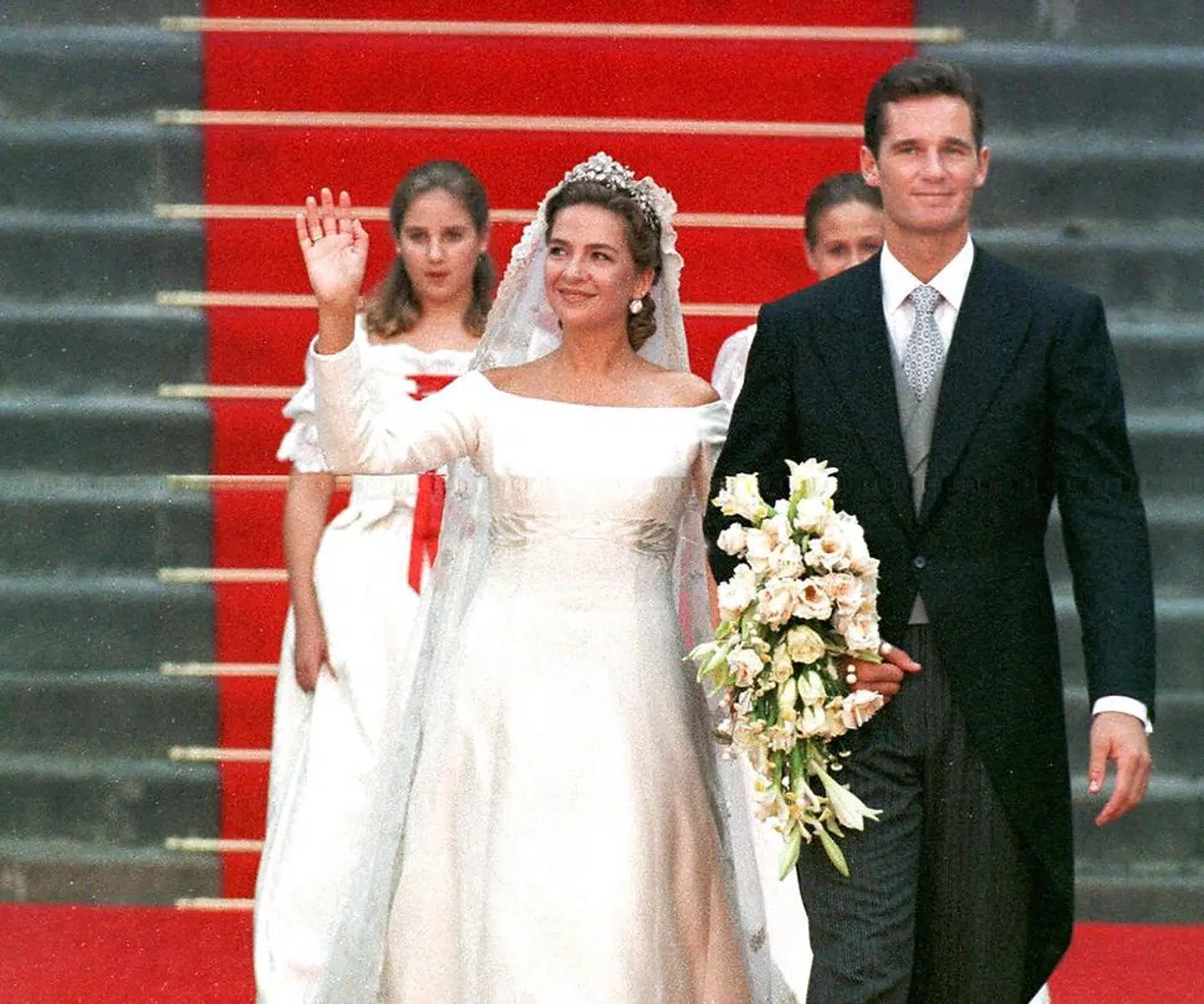 Prinsesse Cristina og Inaki Urdangarin blev gift i oktober 2004 i Barcelona.