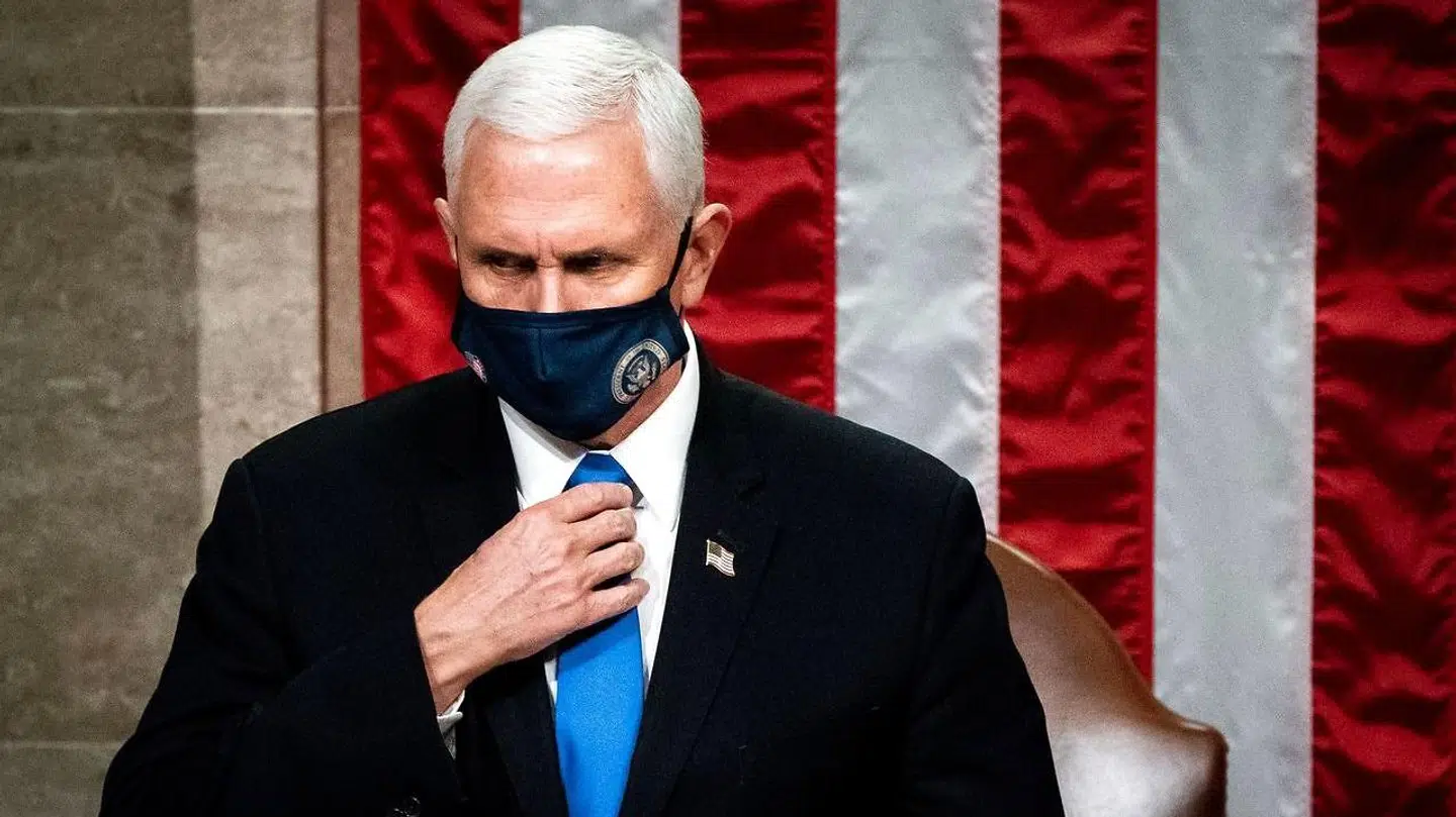 Arkivfoto af vicepræsident Mike Pence.