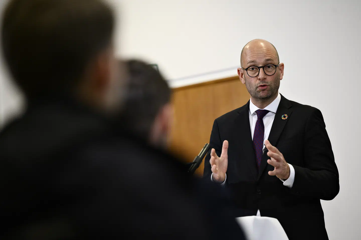 Fødevareminister Rasmus Prehn (S) følger selv kostrådene temmelig meget, og når han spiser frokost på arbejdet, er den kun plantebaseret, fortæller han. Philip Davali/Ritzau Scanpix