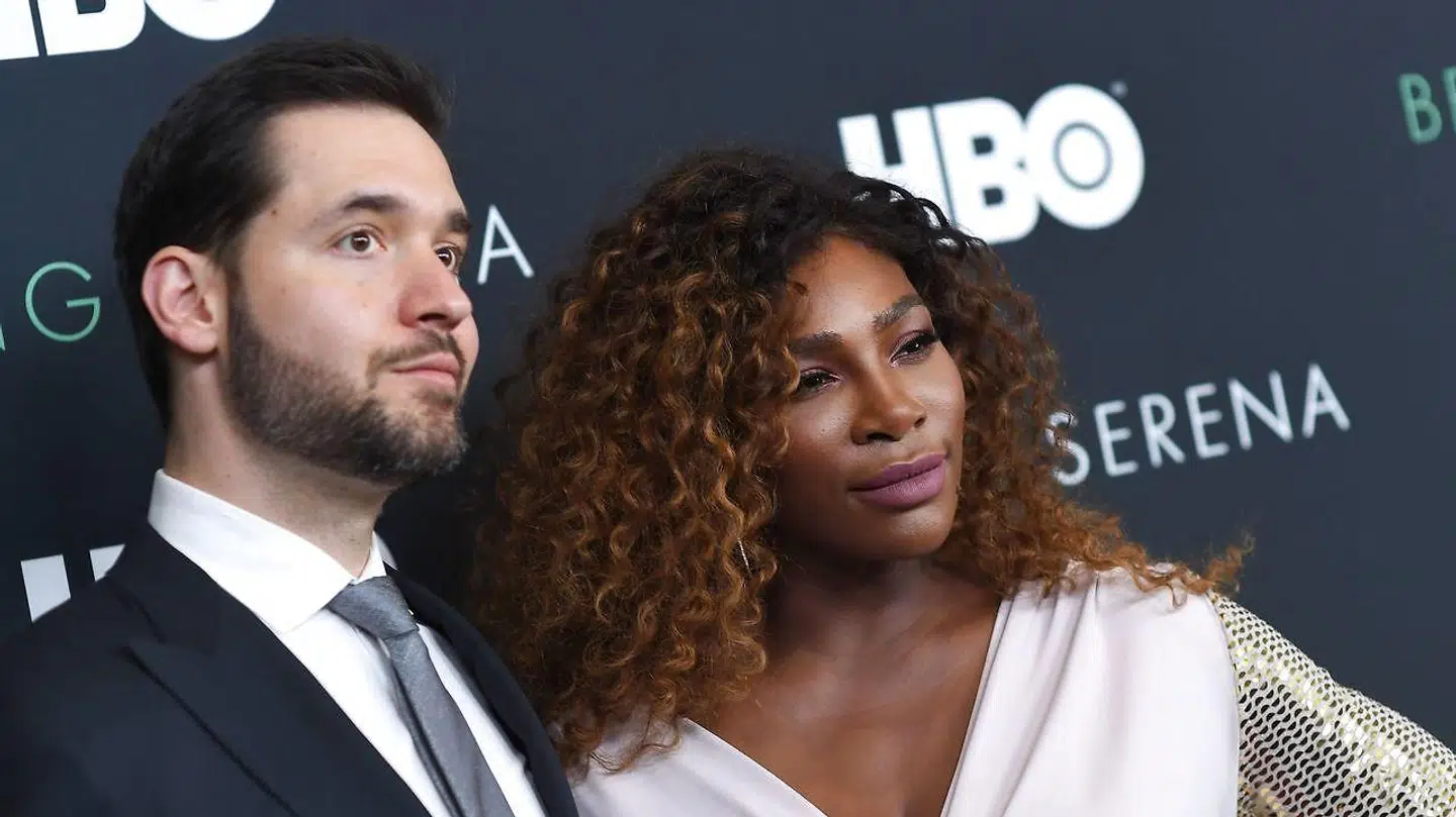 Alexis Ohanian og Serena Williams.