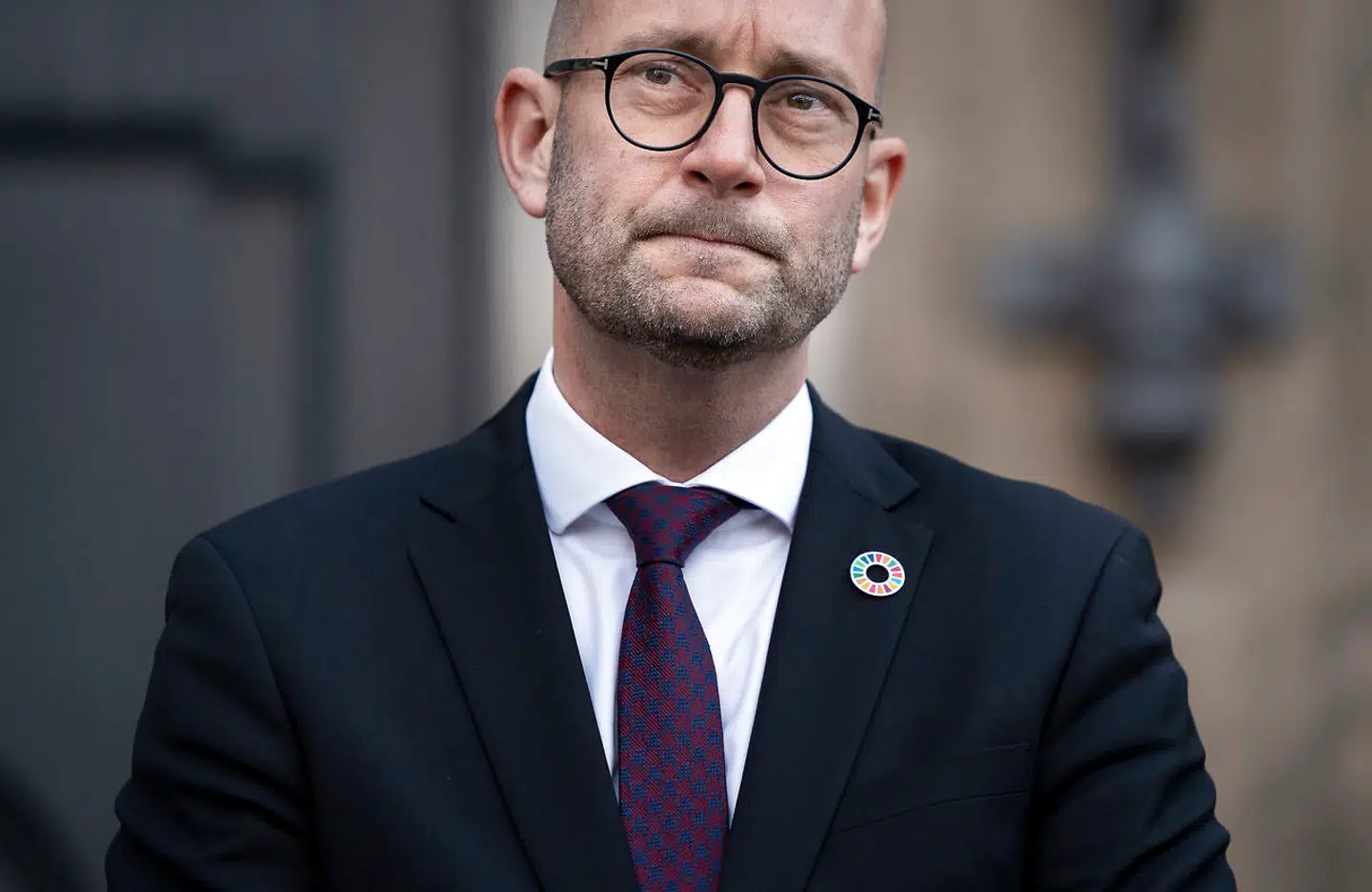 Statsminister Mette Frederiksen (S) præsenterer Flemming Møller Mortensen som ny udviklingsminister og Rasmus Prehn som ny fødevareminister på Amalienborg torsdag den 19. november 2020.. (Foto: Liselotte Sabroe/Ritzau Scanpix)