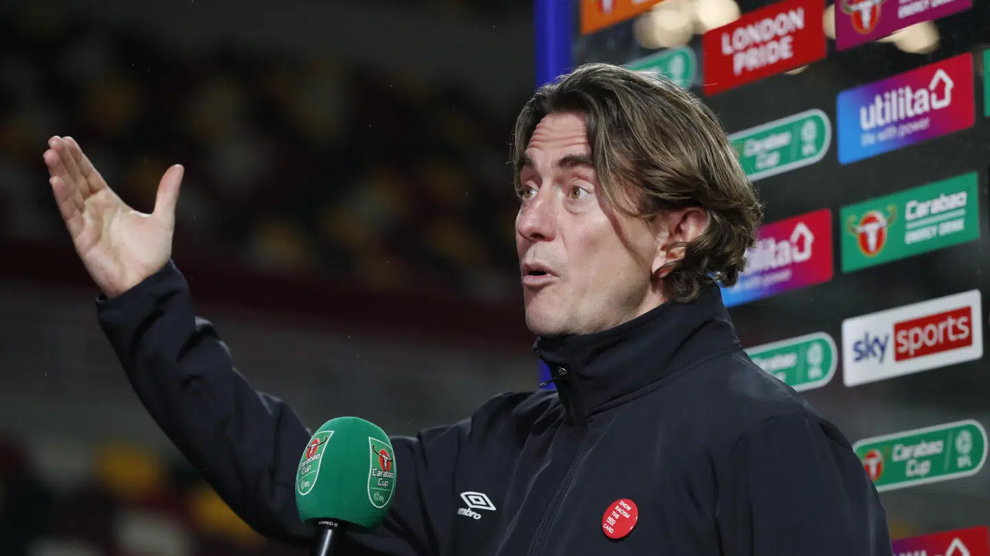Thomas Frank har enorm succes som Brentford-træner.