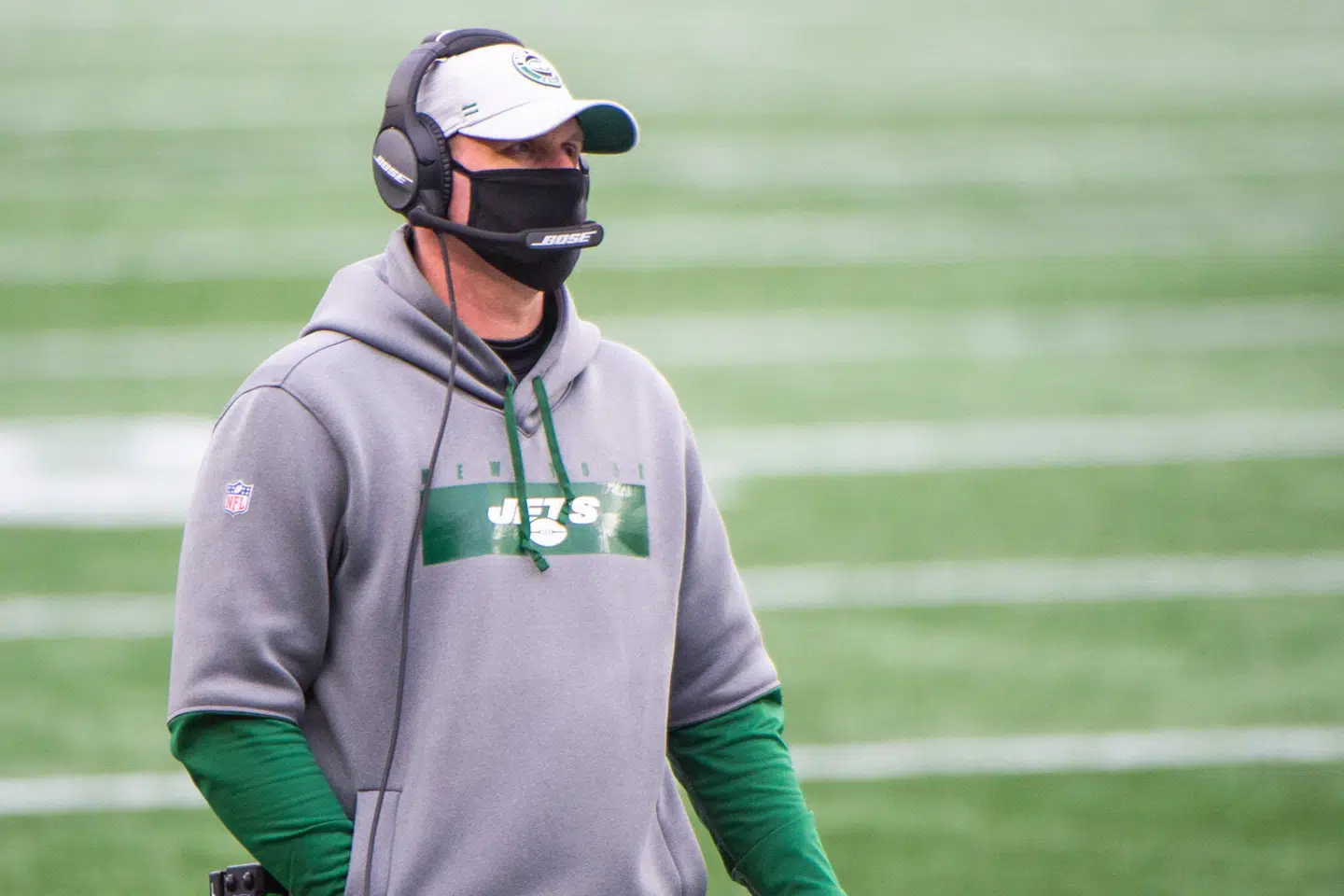 Adam Gase blev ansat som cheftræner i New York Jets i 2019. Nu er han færdig i klubben. Kathryn Riley/Ritzau Scanpix