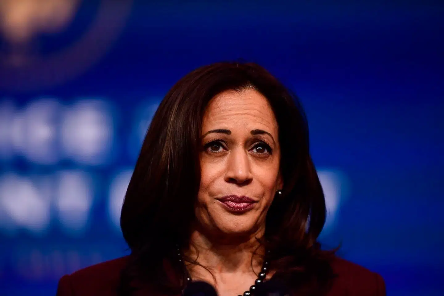 Kamala Harris er ikke imponeret af Donald Trump.