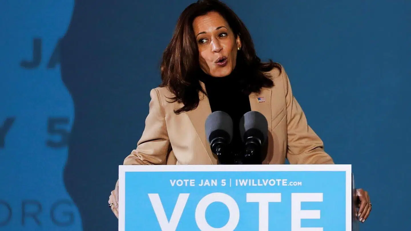 USA's kommende vicepræsident Kamala Harris i Georgia.