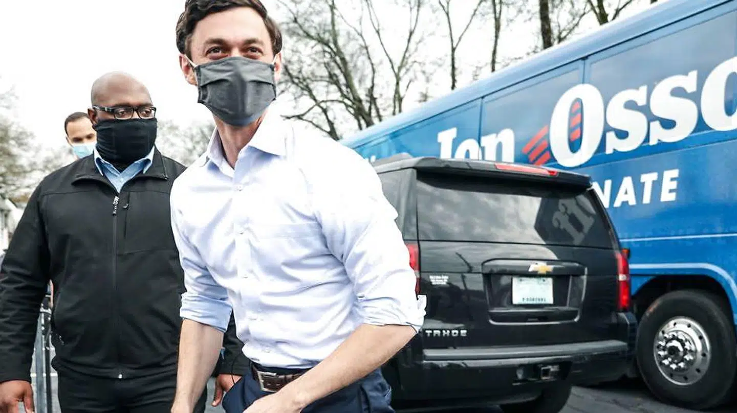 Den ene demokratiske kandidat Jon Ossoff.