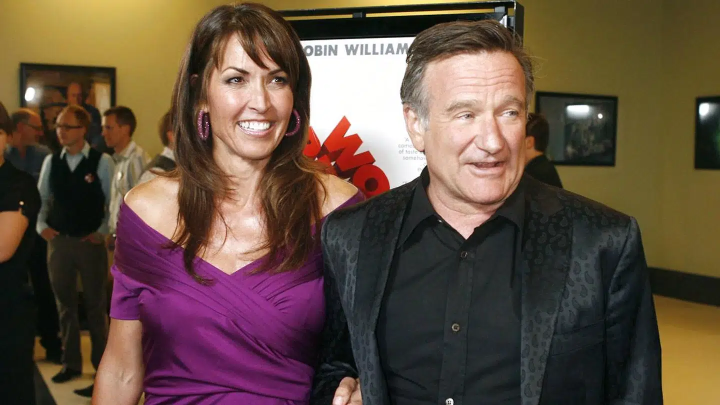 Robin Williams og Susan Schneider Williams.