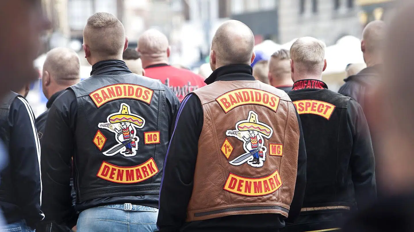 Bandidos-rockere uden for Retten i København 12. juli 2012. Arkivfoto