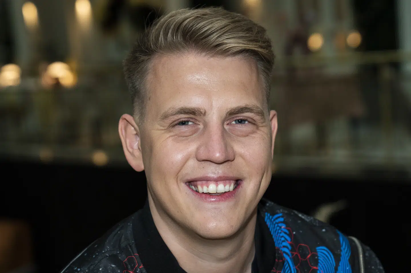 Den nye 'X Factor'-dommer, dj'en Martin Jensen, har friet til sin kæreste gennem fire år, den nordirske sangerinde Natasha Samsara Thompson. Martin Sylvest/Ritzau Scanpix