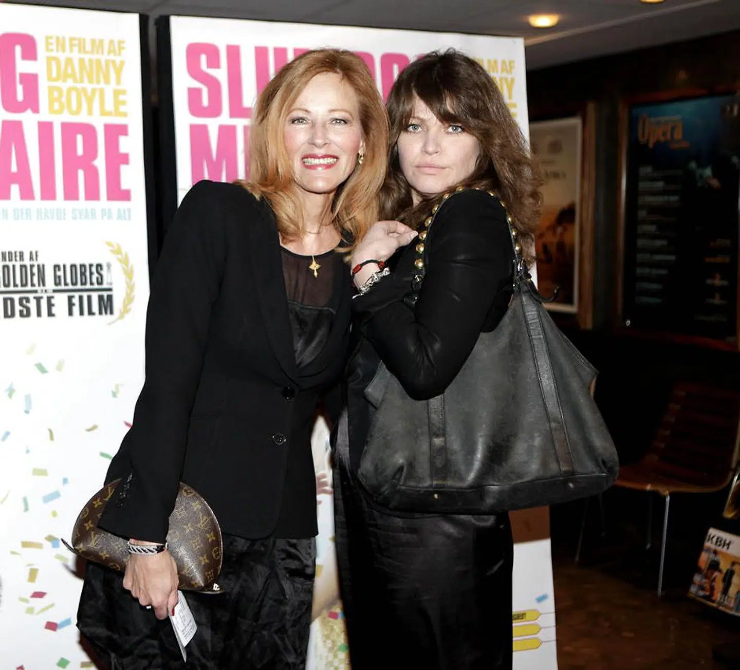 Oscar Bjerrehuus' farmor, Suzanne Bjerrehus, med hans mor, Anna von Lindholm, i 2009.