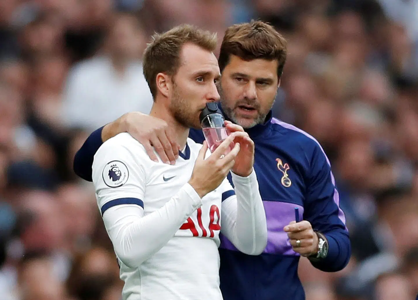 Christian Eriksen og PSGs kommende træner – Mauricio Pochettino – har en fælles fortid i Tottenham.