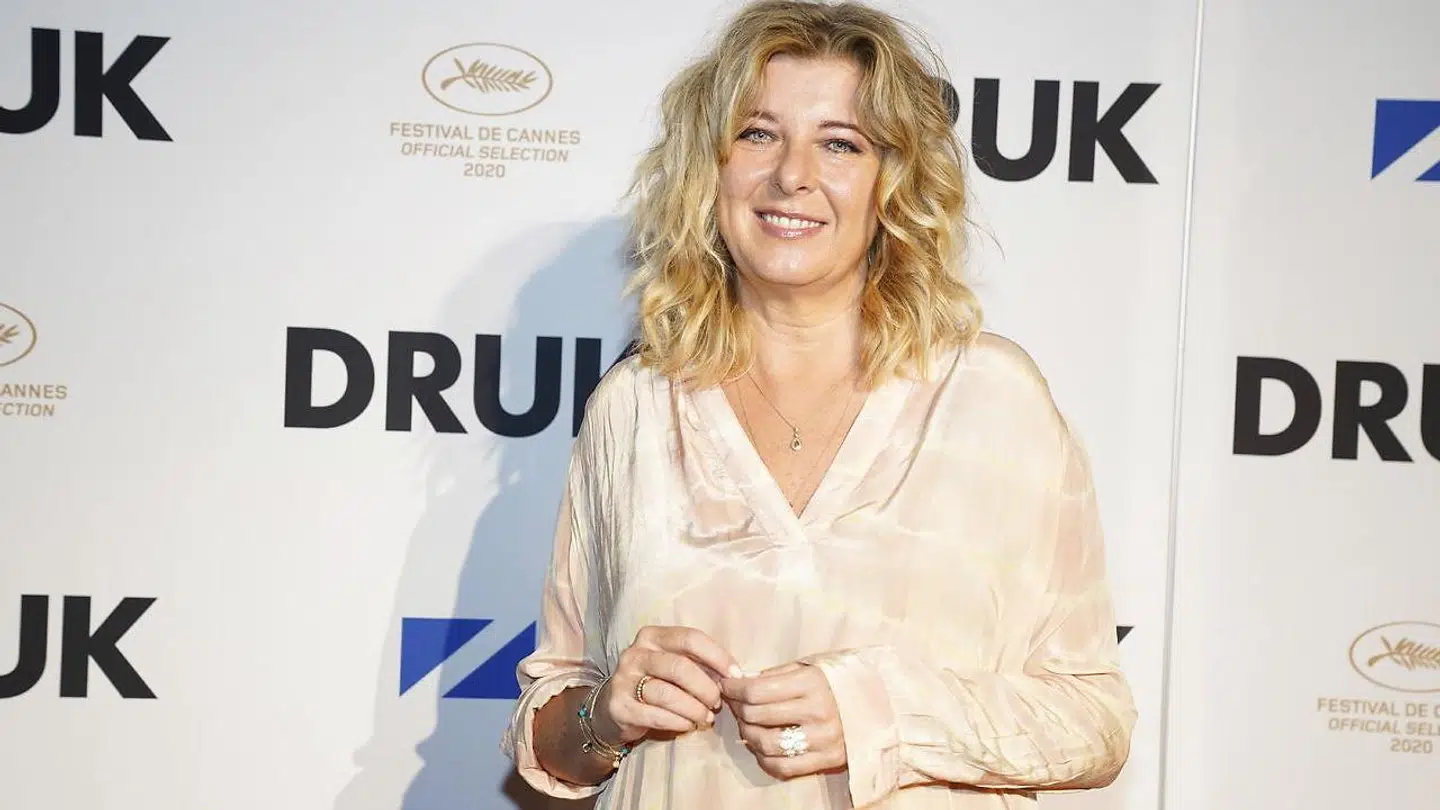 Paprika Steen tidligere på året til premiere på filmen 'Druk'.