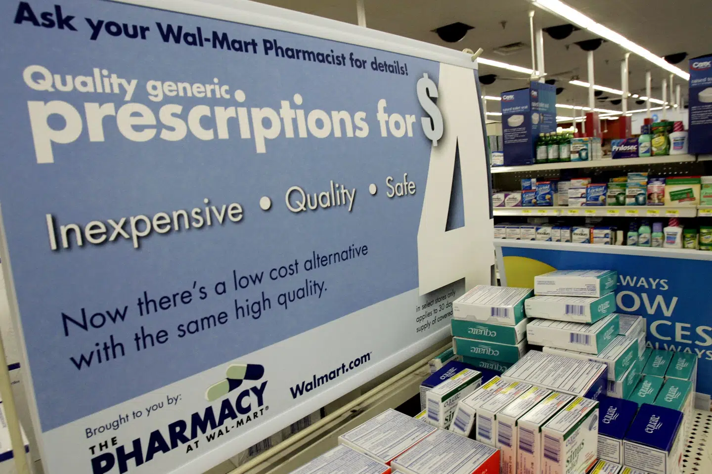 Walmart-kæden, der er verdens største detalihandelkæde, har omkring 5000 apoteker i sine butikker. Justitsministeriet mener, at kæden udleverede opioider på ugyldige recepter og dermed bidrog til at forværre en sundhedskrise. Robert Sullivan/Ritzau Scanpix