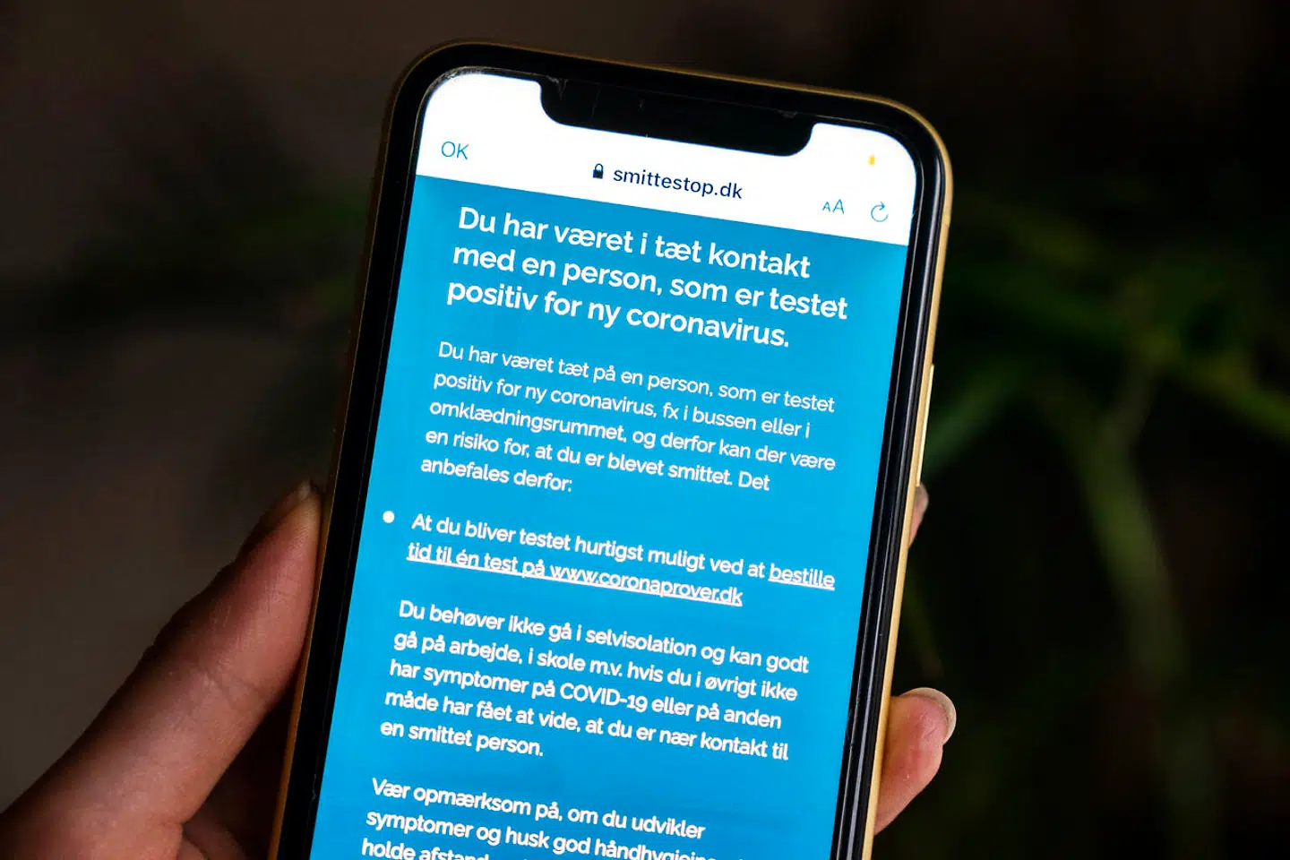 Smittestop-appen har tidligere været kritiseret for at have problemer, men nu er den manuelle smitteopsporing også udfordret. (Foto: Ida Marie Odgaard/Ritzau Scanpix)