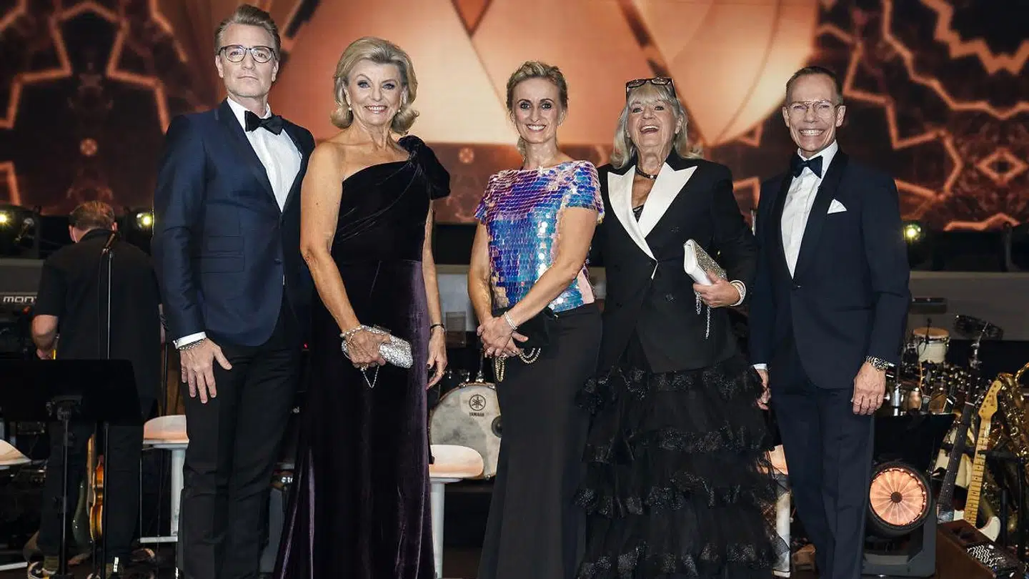 Dommere Anne Laxholm, Nikolaj Hübbe, Britt Bendixen, Jens Werner og Marianne Eihilt.