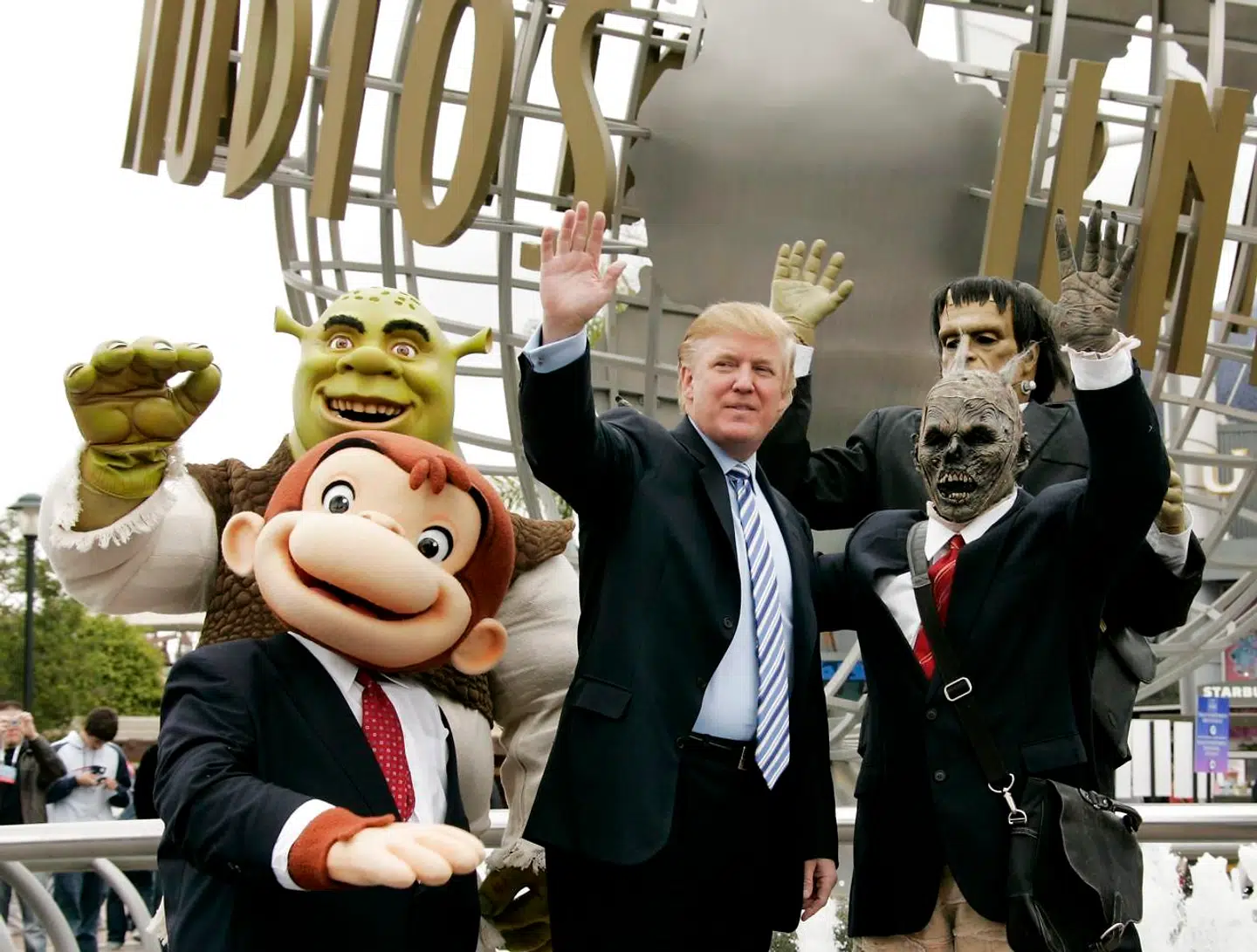 Donald Trump mens han stadig var bedst kendt som realitystjerne.