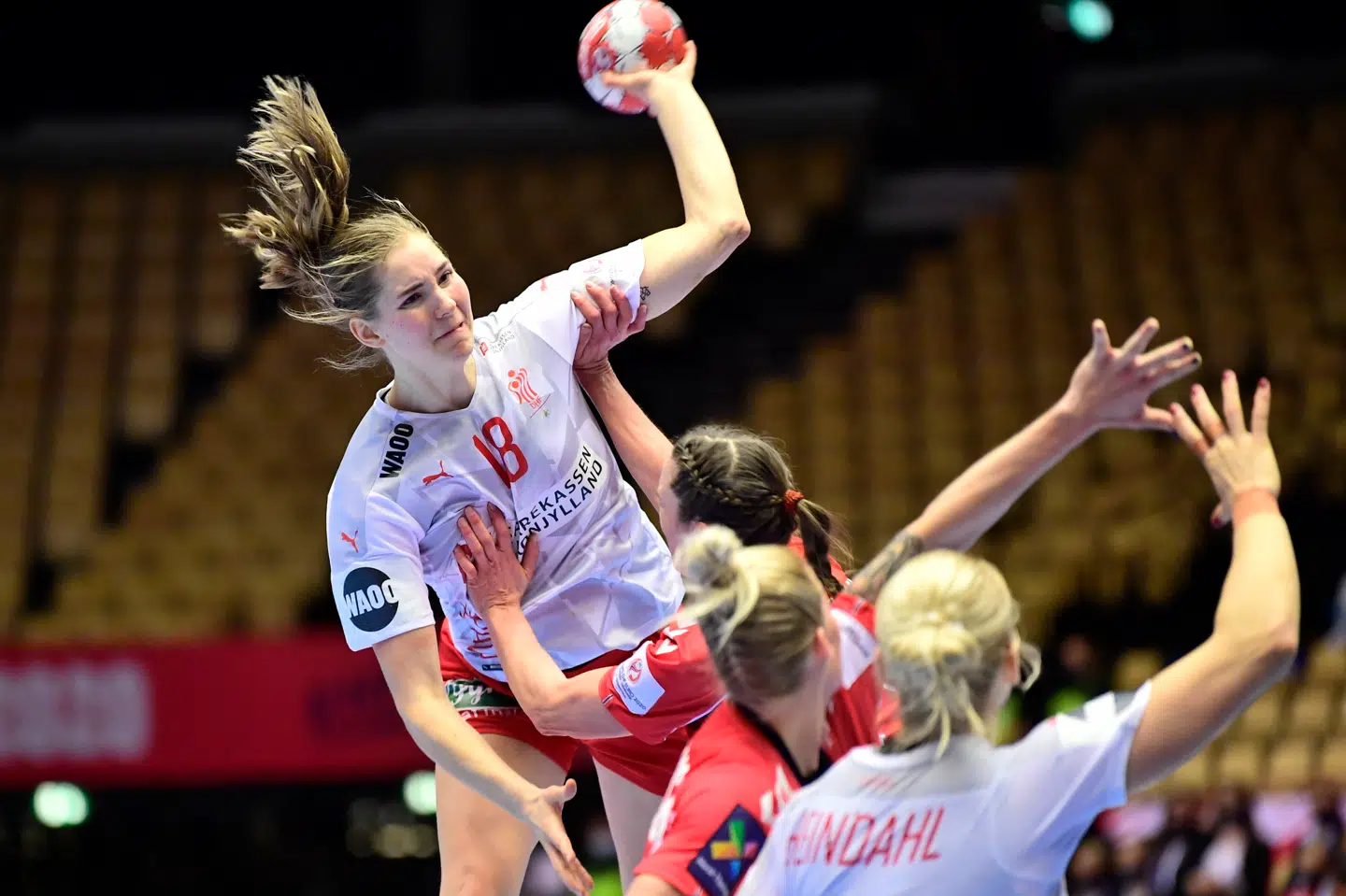 EHF EURO 2020 European Women's Handball Semifinals between Norway and Denmark at Jyske Bank Boxen in Herning in Denmark, on December 18, 2020.