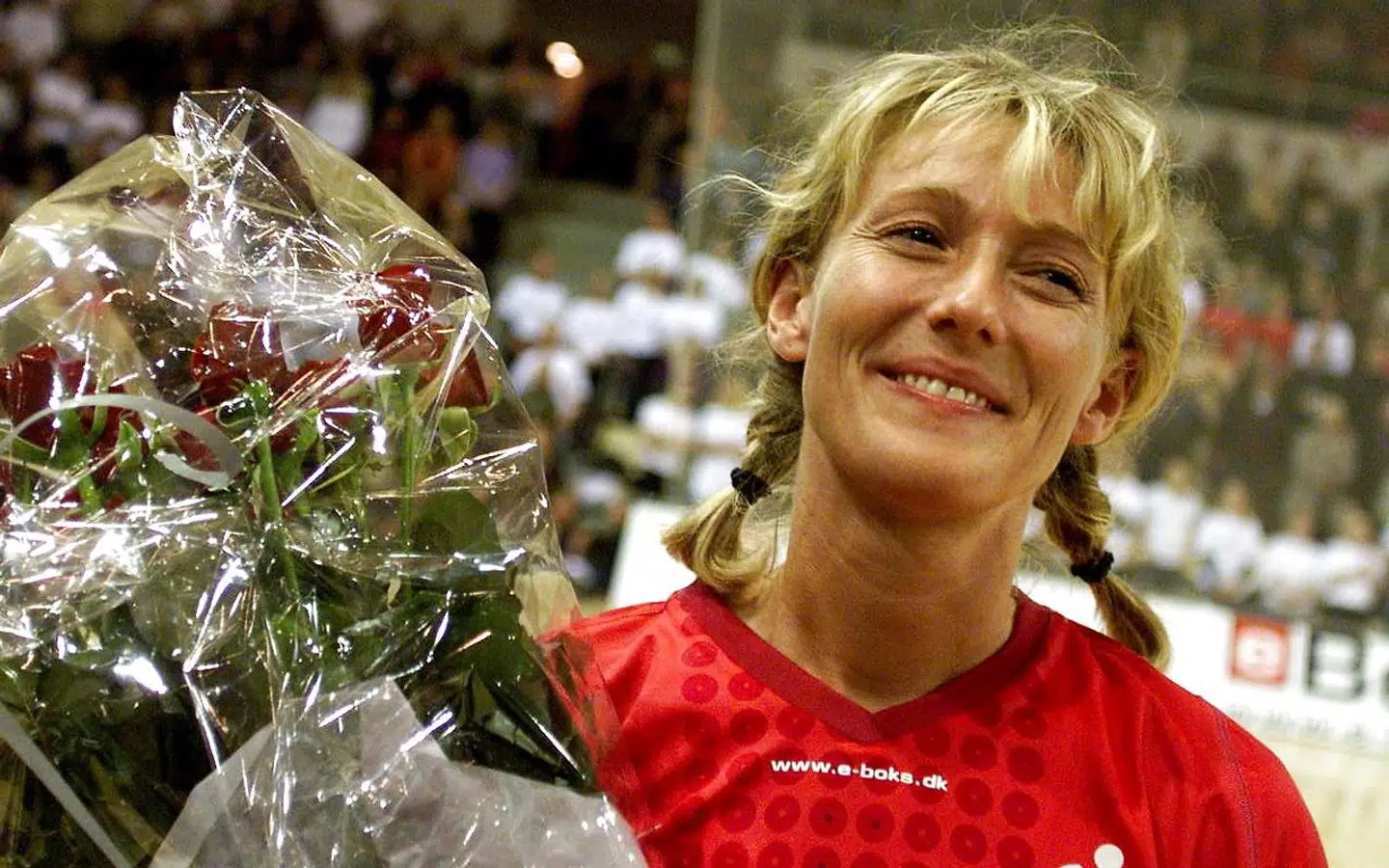 Janne Kolling efter sin sidste landskamp.