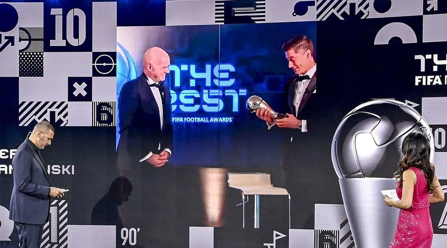 Robert Lewandowski blev torsdag kåret som verdens bedste fodboldspiller.