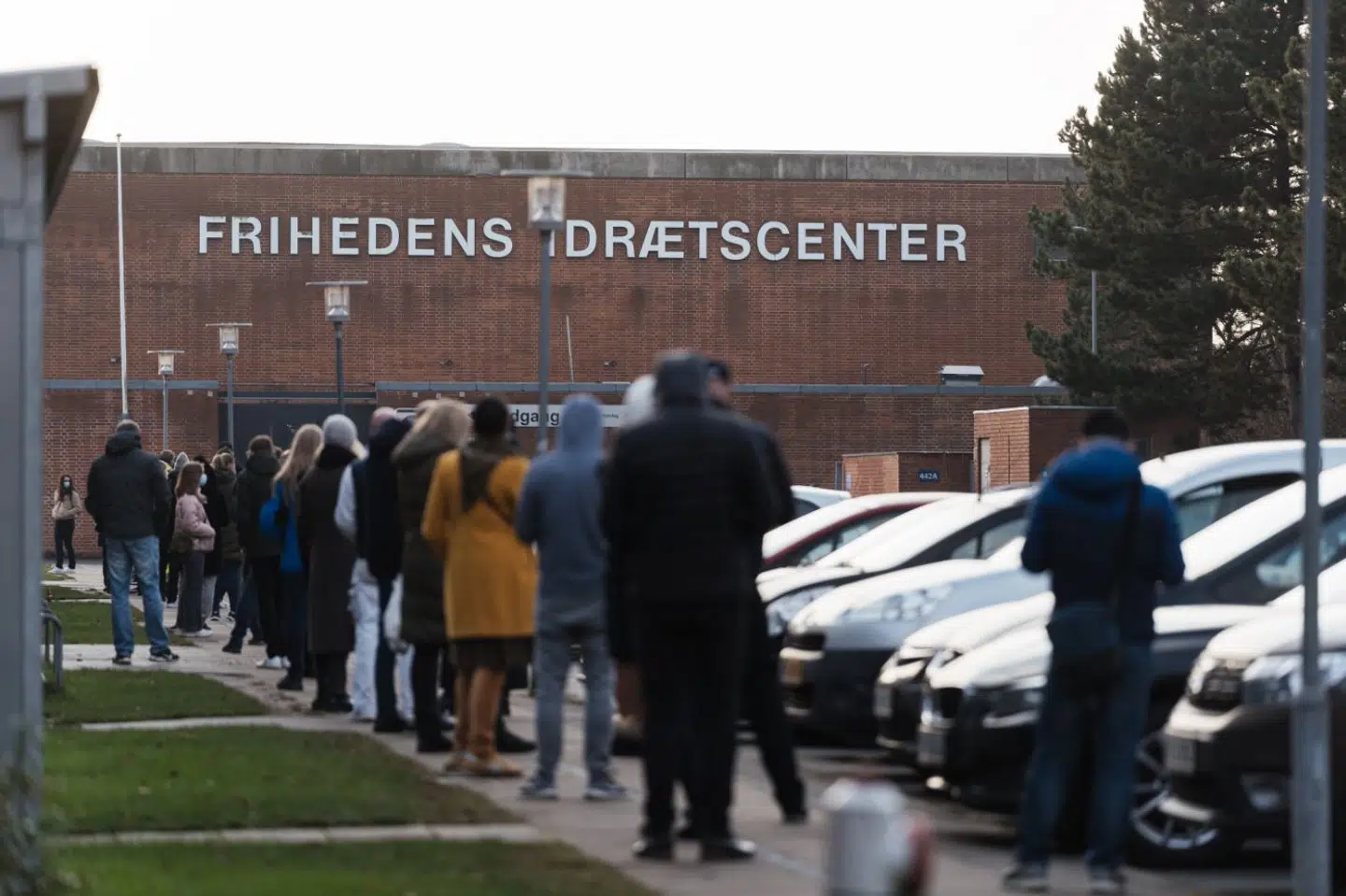 Onsdag eftermiddag var der to timers kø til hurtigtest i Hvidovre.