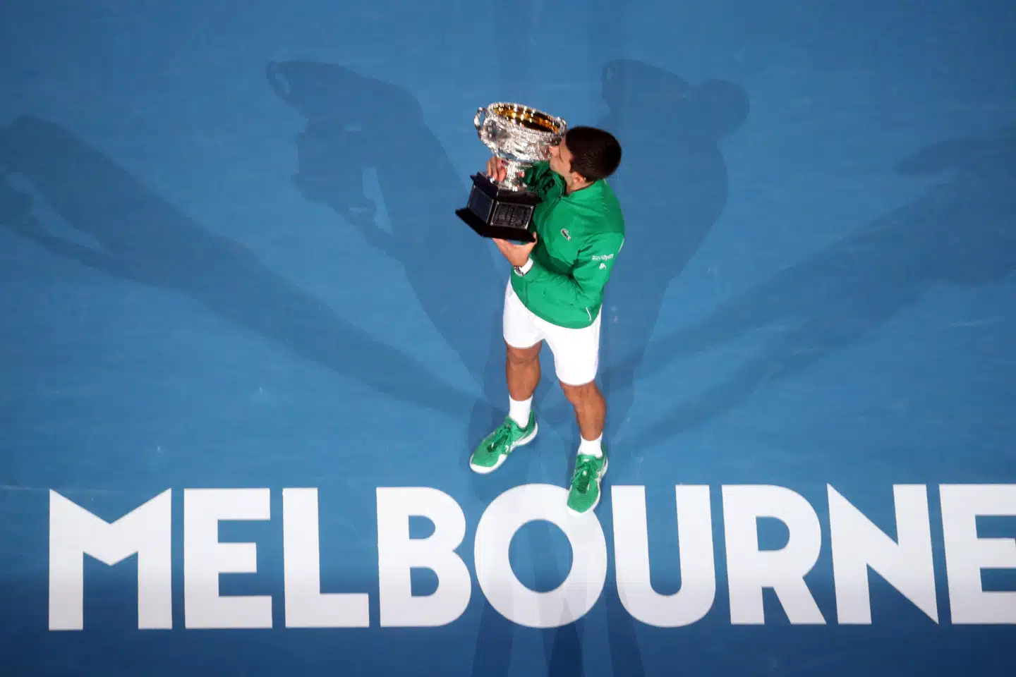 I 2020 vandt serberen Novak Djokovic herrernes singlefinale i Australian Open over østrigske Dominic Thiem. Hannah Mckay/Reuters