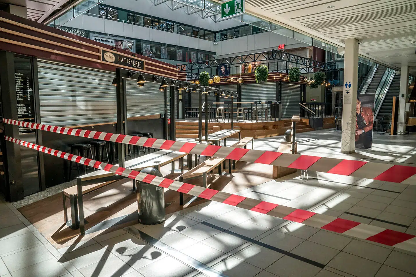 Lyngby Storcenter. Her under nedlukningen i foråret. Nu tvangslukkes centret og alle andre storcentre i Danmark igen.