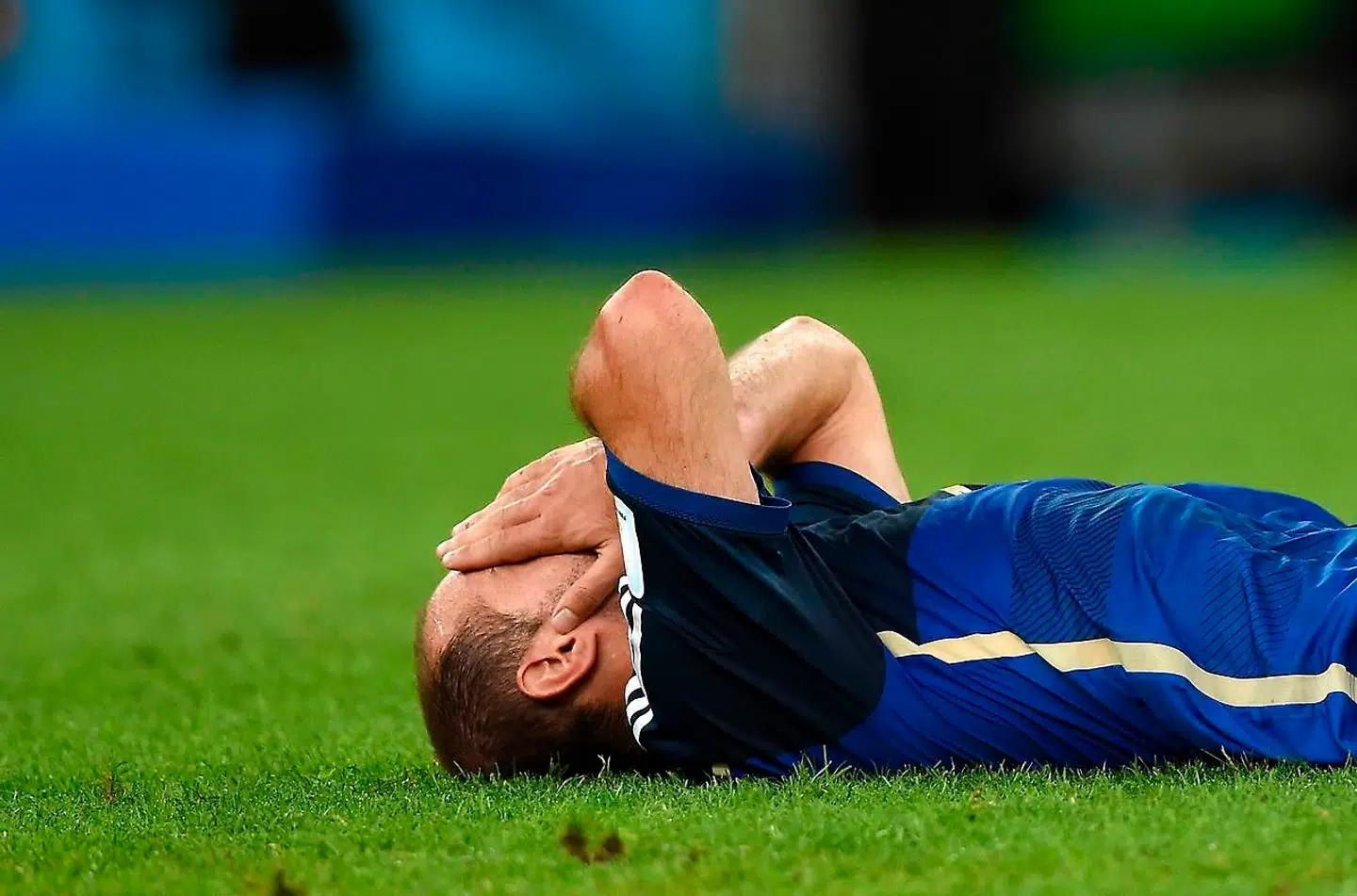 ARKIV 2014 af Argentina's Javier Mascherano, der fik hjernerystelse under VM i fodbold 2014.