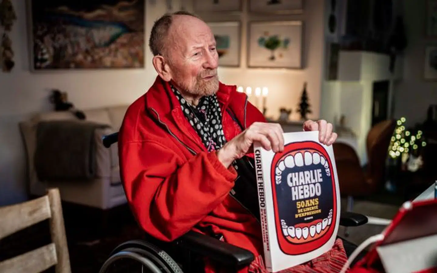 »Franskmændene er virkelig skarpe i forhold til dansk satire,« siger Kurt Westergaard. Foto: Rasmus Laurvig - Byrd