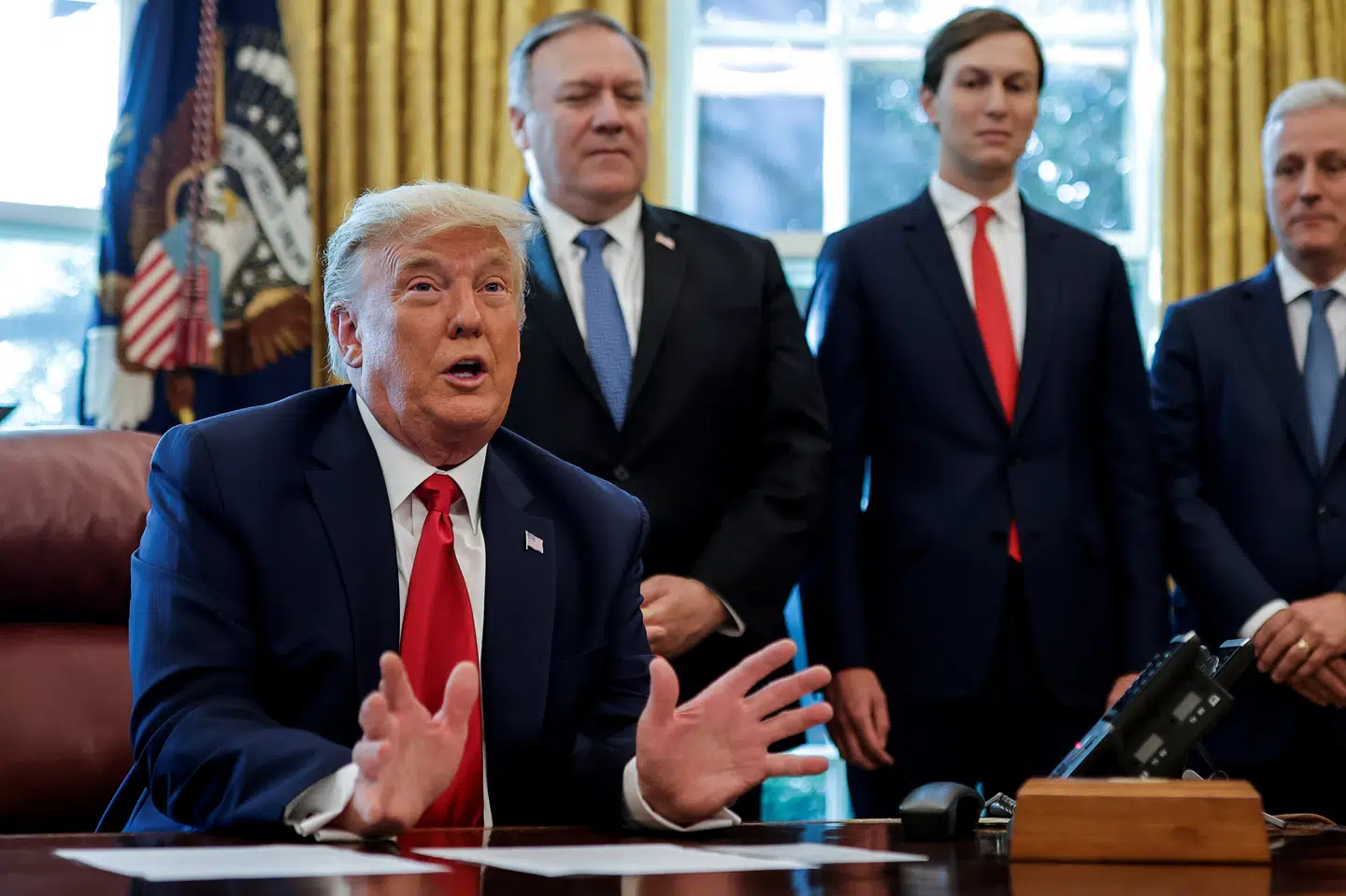 USA's præsident, Donald Trump, har stadig ikke erkendt sit valgnederlag til Joe Biden, selv om valgmandskollegiet mandag bekræftede Bidens sejr. (Arkivfoto) Carlos Barria/Reuters