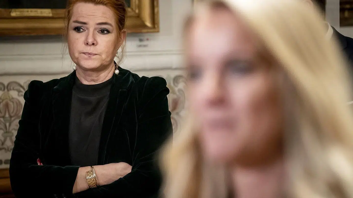 Inger Støjberg (V) og Pernille Vermund (NB). (Foto: Scanpix)