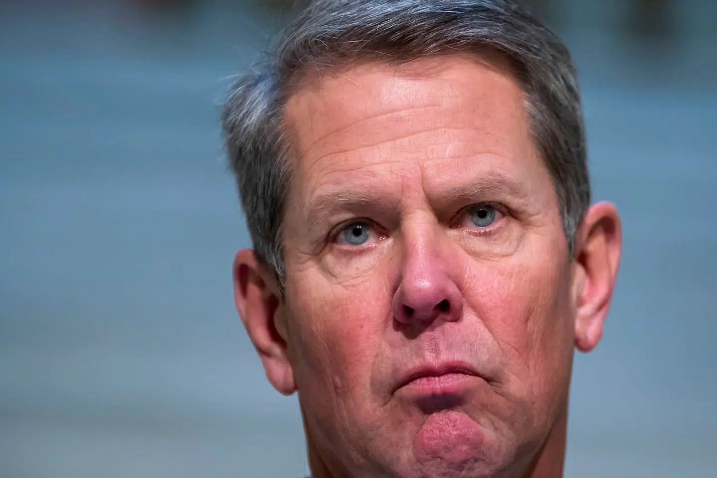 Trump kalder sin partifælle, Georgias guvernør Brian Kemp, for en klovn og et fjols. (Arkivfoto)