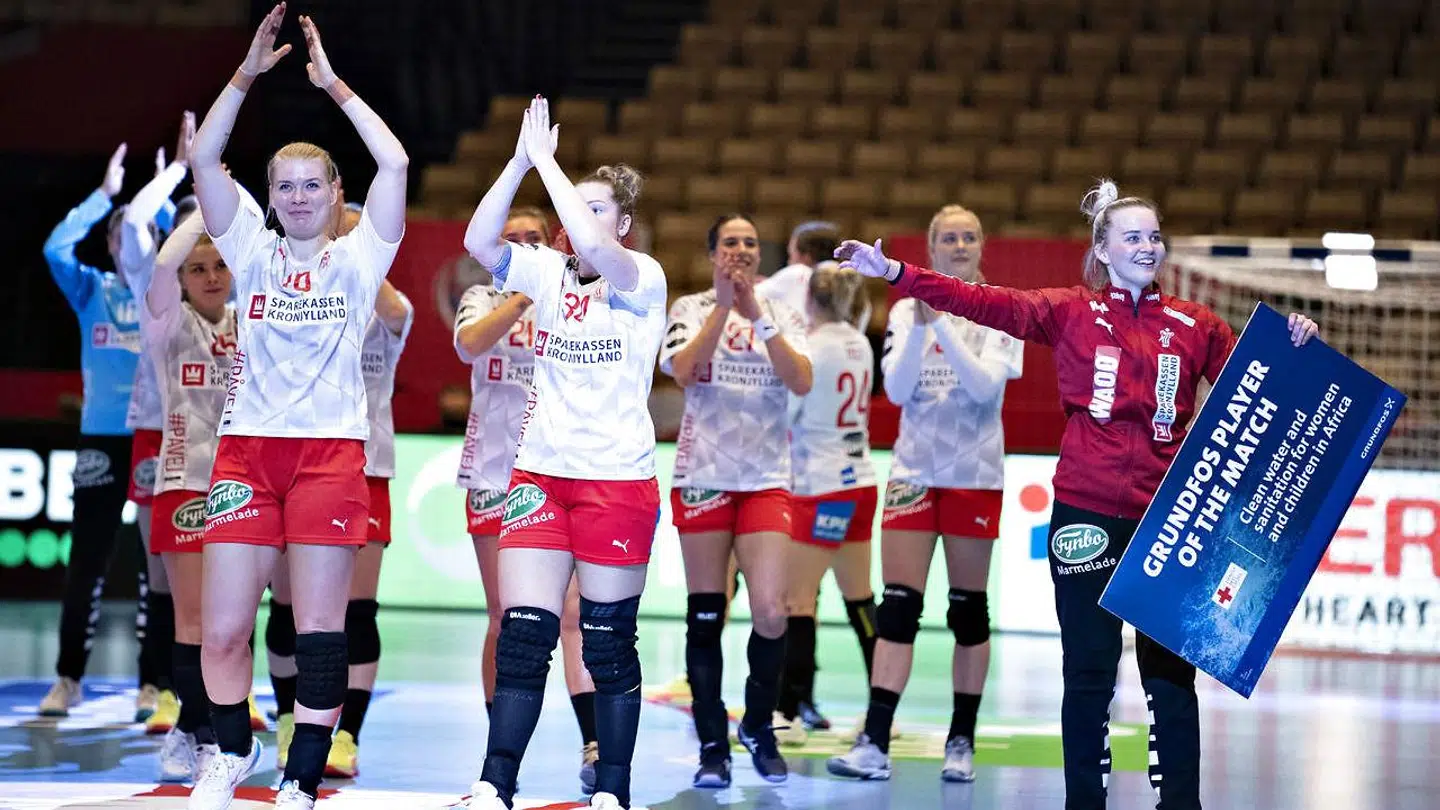 Sandra Toft har vundet titlen som 'kampen spiller' mod både Montenegro og Spanien.