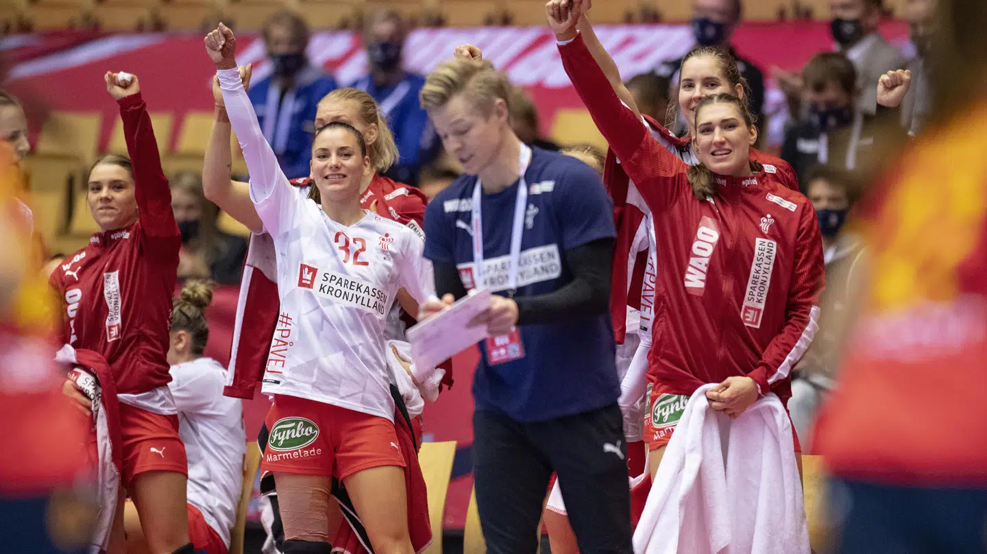 Danmark vandt sikkert over Spanien med 34-24.