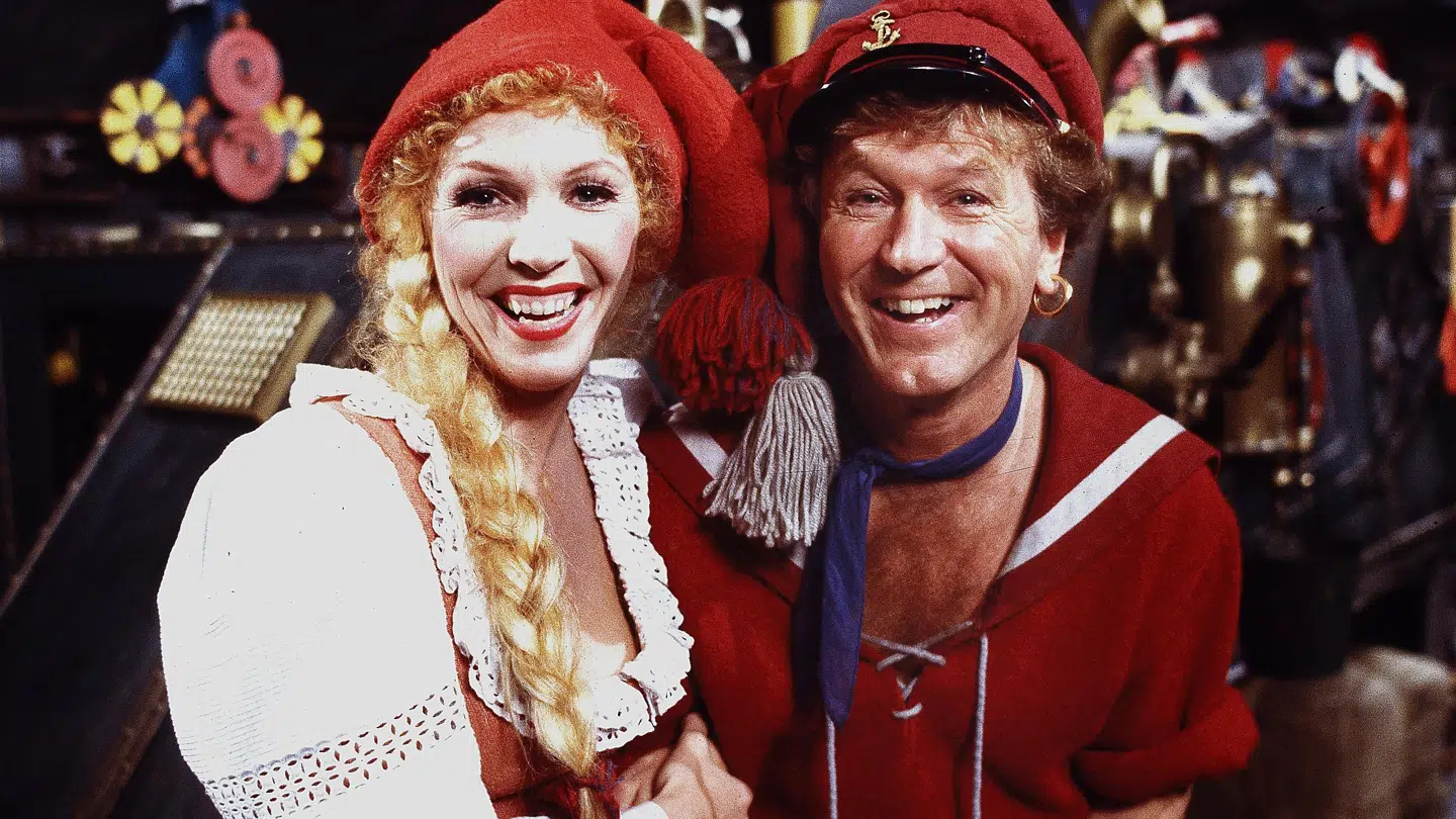 Gemyse (Kirsten Peüliche) og Skipper (Finn Nielsen).