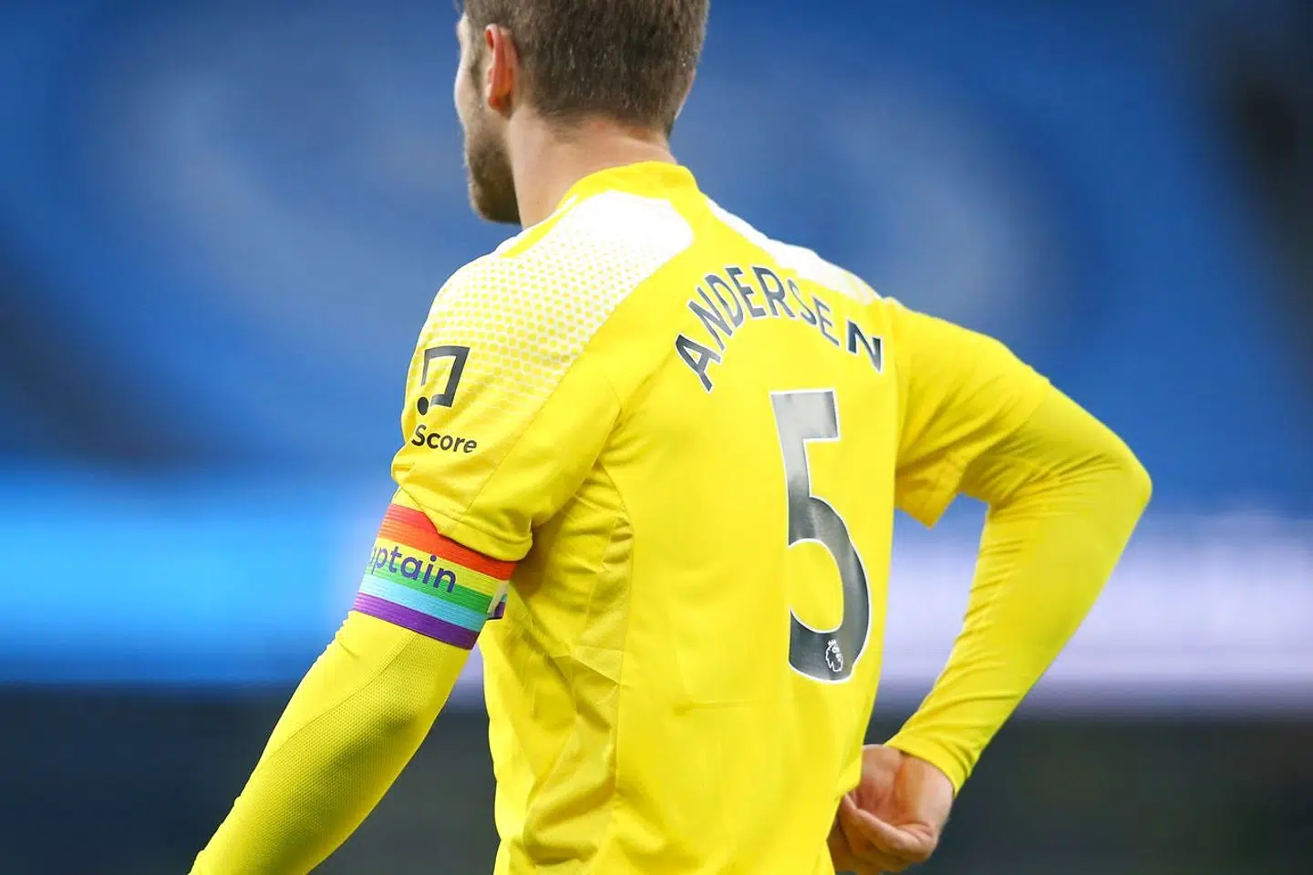 Joachim Andersen var anfører i kampen mod Manchester City.