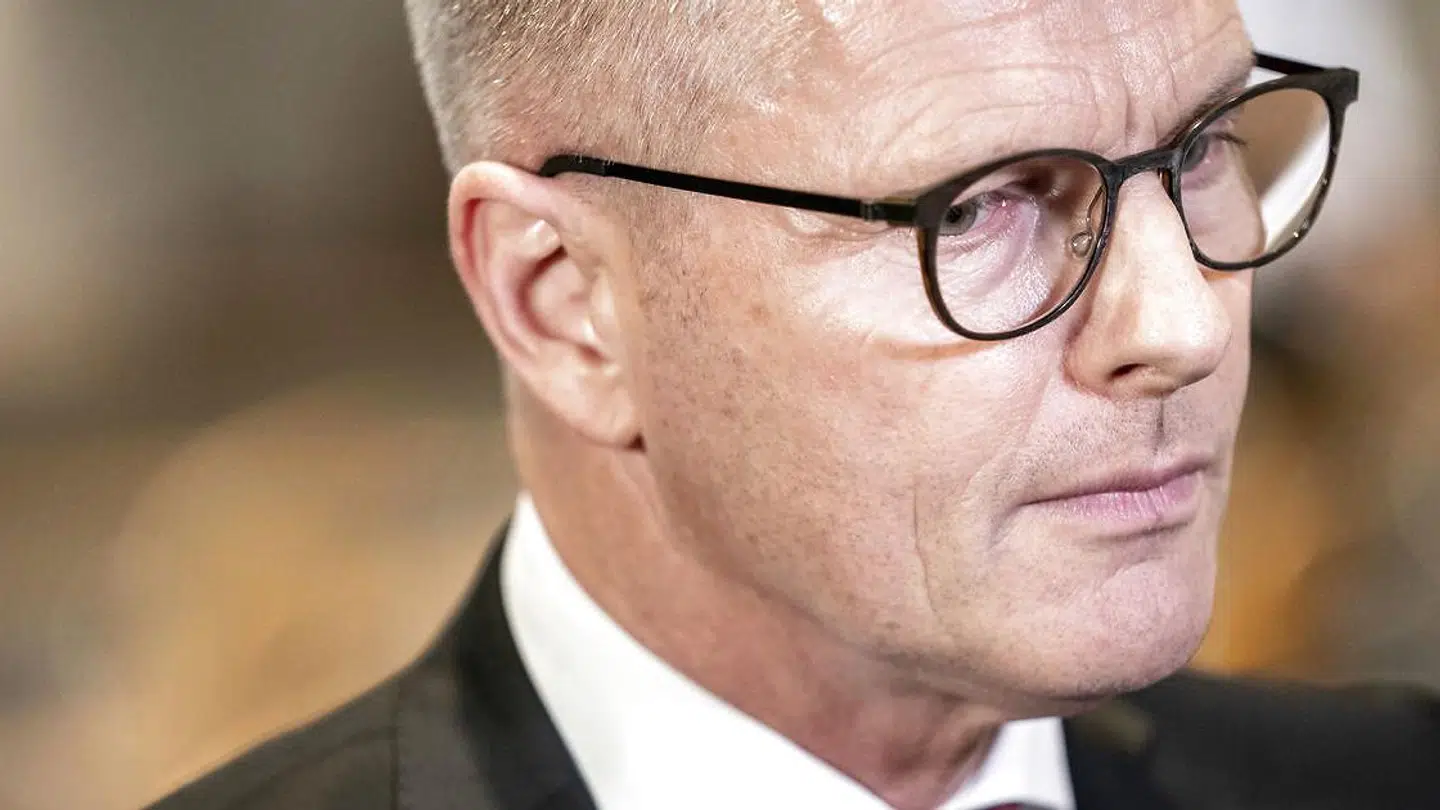 Flemming Møller Mortensen (S) fik overdraget ministeriet for udviklingssamarbejde og nordisk samarbejde i Udenrigsministeriet i København, torsdag den 19. november 2020. (Foto: Mads Claus Rasmussen/Ritzau Scanpix)