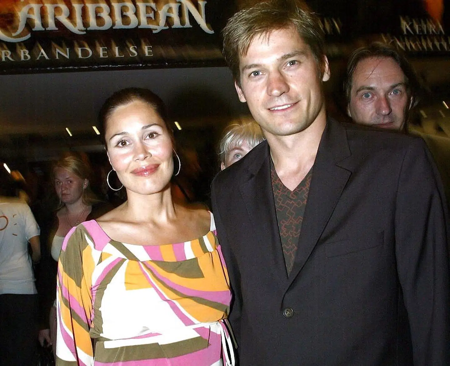 Sådan så Nukâka Coster-Waldau ud i 2003. Her med sin mand Nikolaj Coster-Waldau.