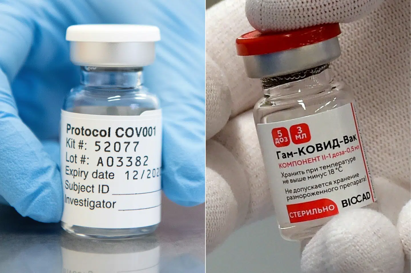 Britiske og russiske forskere går sammen om at udvikle en kombination af Ruslands Sputnik V-vaccine og den britiske Oxford-AstraZeneca-vaccine. Kiriil Dmitriev, lederen af den statslige russiske investeringsfond RDIF, siger, at test begynder ved nytår. John Cairns, Olga Maltseva/Ritzau Scanpix