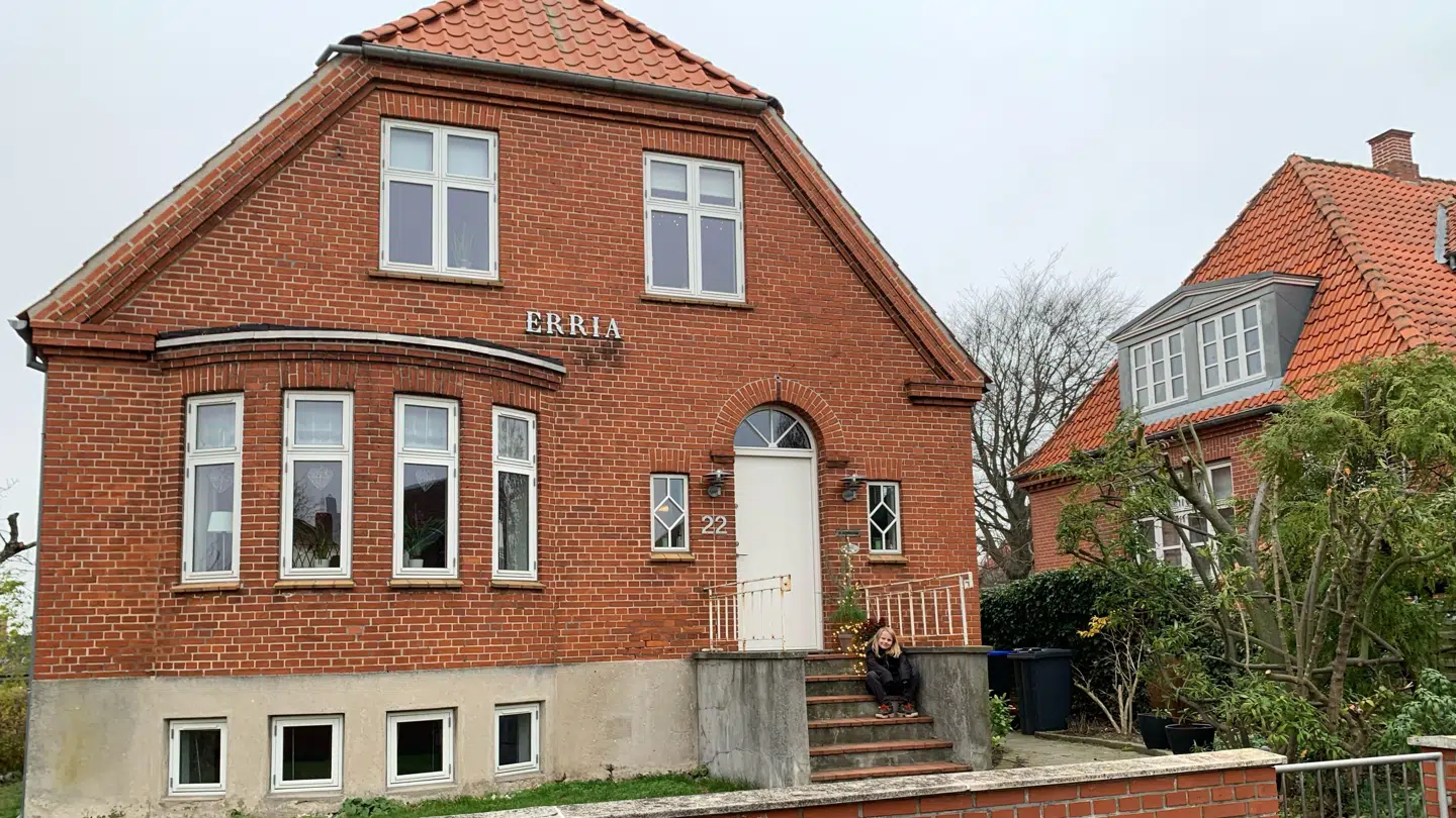 Julies hus i 'Juleønsket' ligger på en villavej i Nyborg.