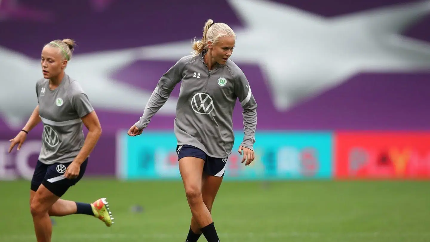 Pernille Harder gjorde det fremragende i Wolfsburg.