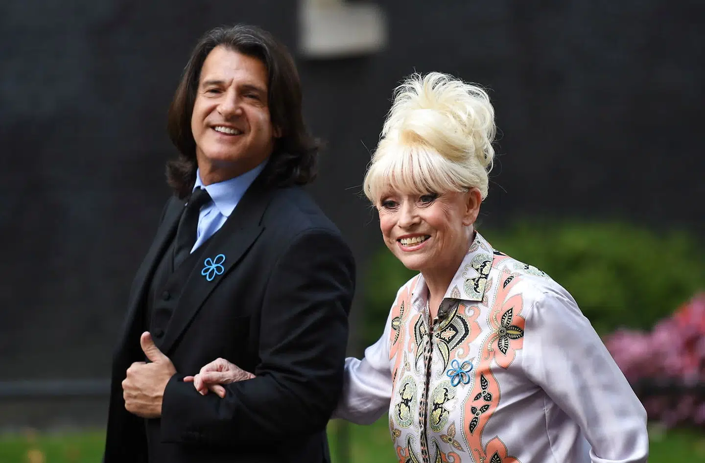 Barbara Windsor og hendes ægtemand Scott Mitchell.