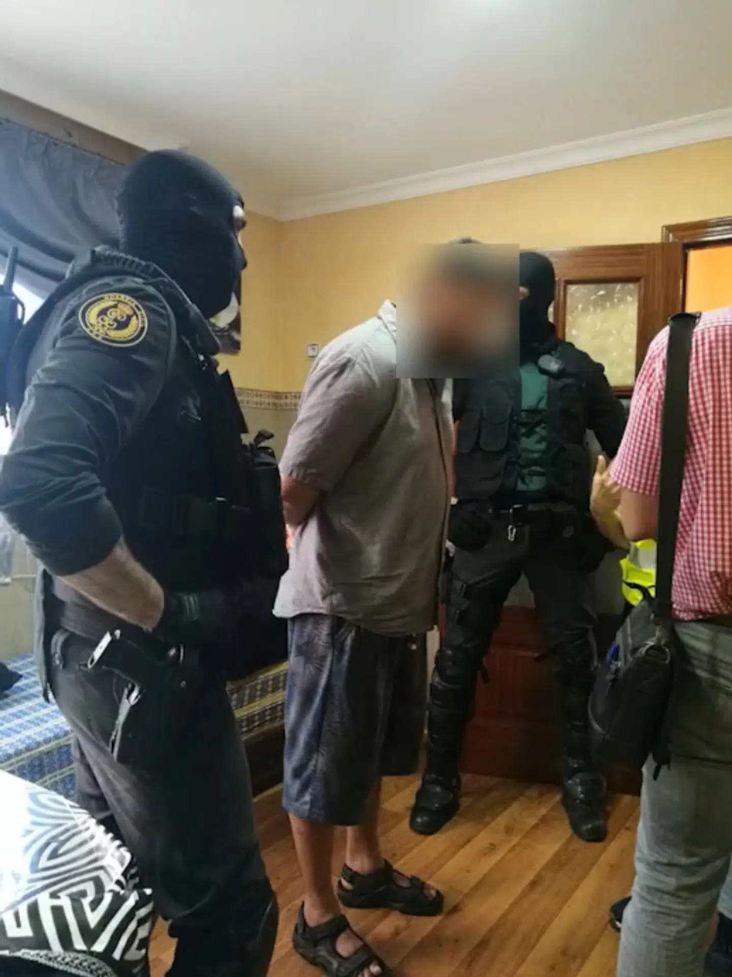 Mohammed el-Mahdaoui under anholdelsen i Melilla 23. juni 2017.