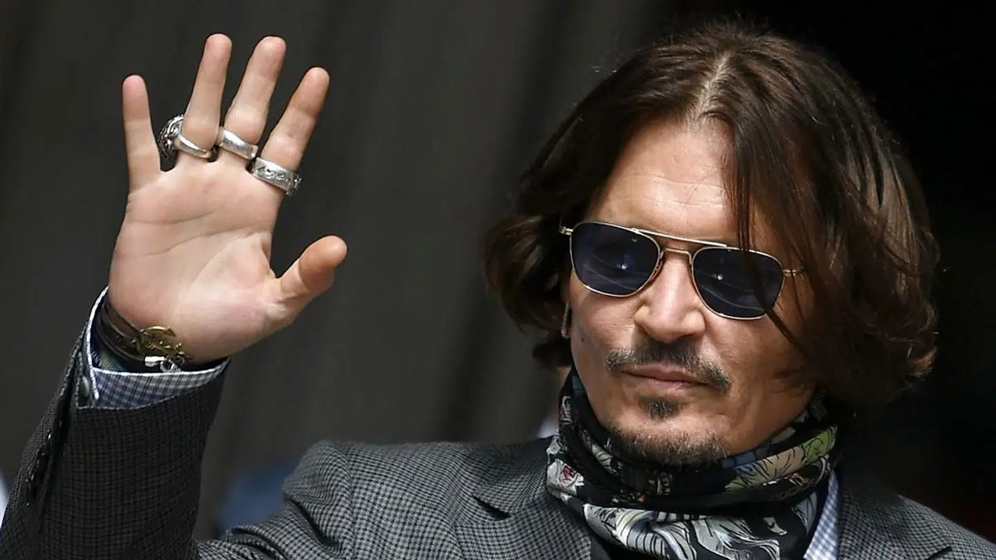 Johnny Depp fotograferet 23. juli i år i forbindelse med retssagen i London.
