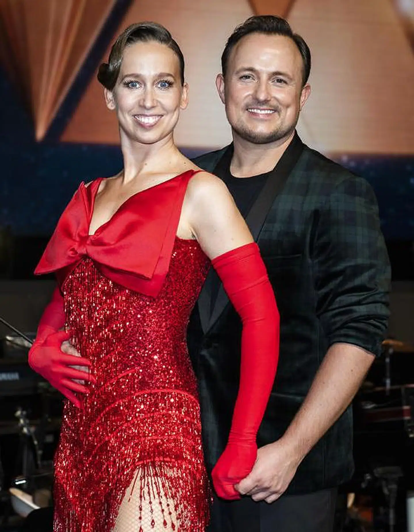 Skuespiller Merete Mærkedahl og danser Thomas Evers Poulsen.