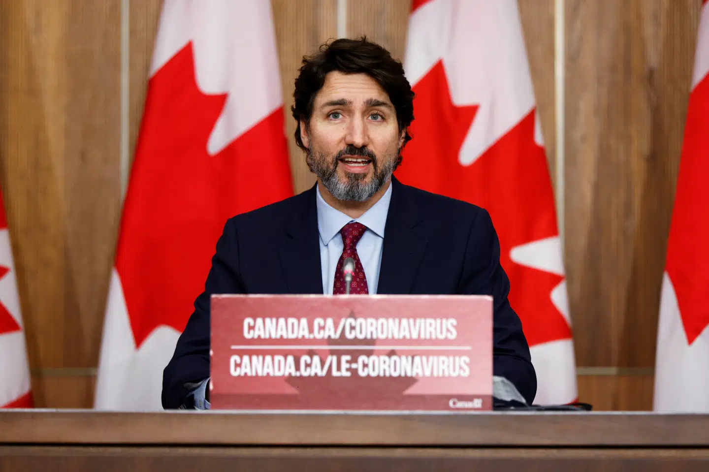 Canadas premierminister, Justin Trudeau, annoncerede tidligere på ugen, at op til 249.000 doser af Pfizers vaccine vil ankomme til Canada inden årets udgang. Blair Gable/Reuters