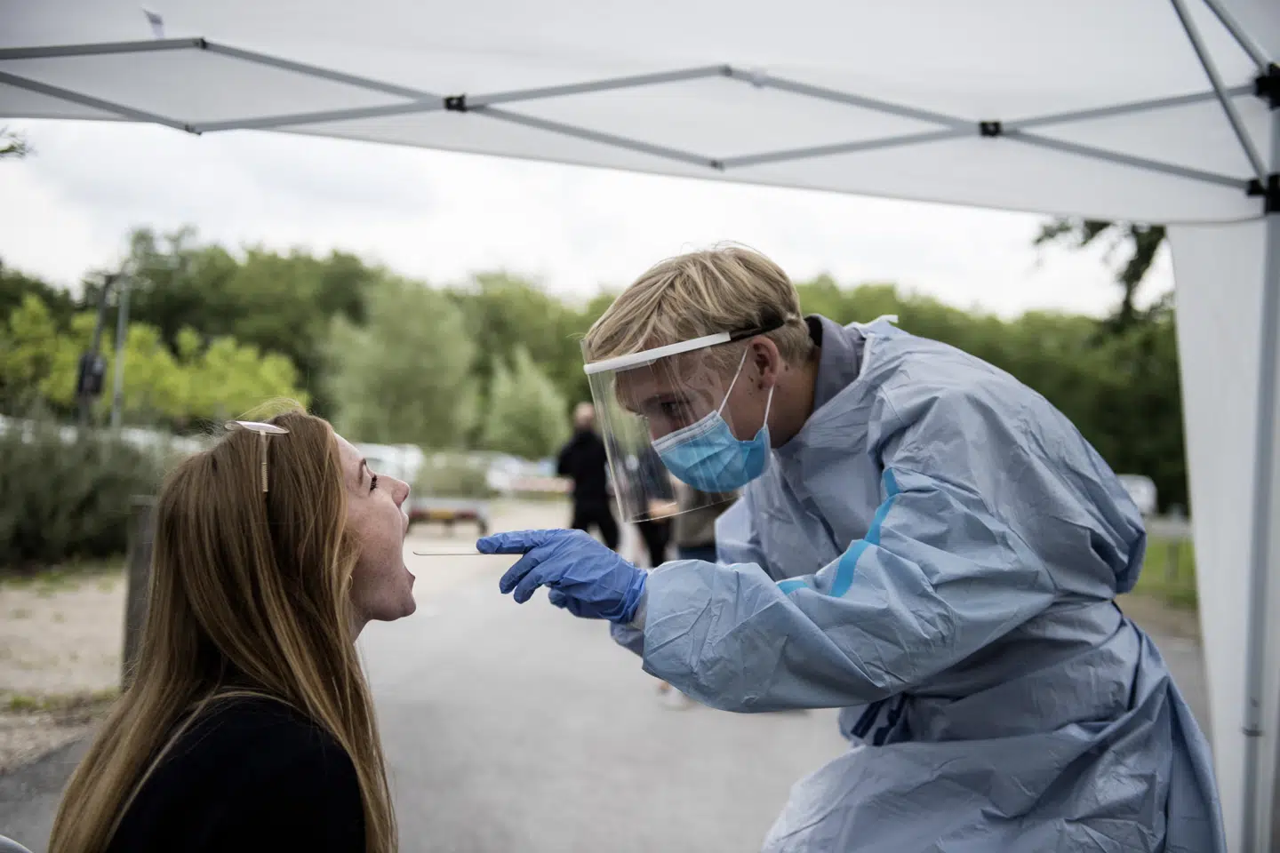 Der er igen opstået mange dages ventetid på at få en coronatest i det offentlige system efter de seneste restriktioner op til jul. Tim Kildeborg Jensen/Ritzau Scanpix