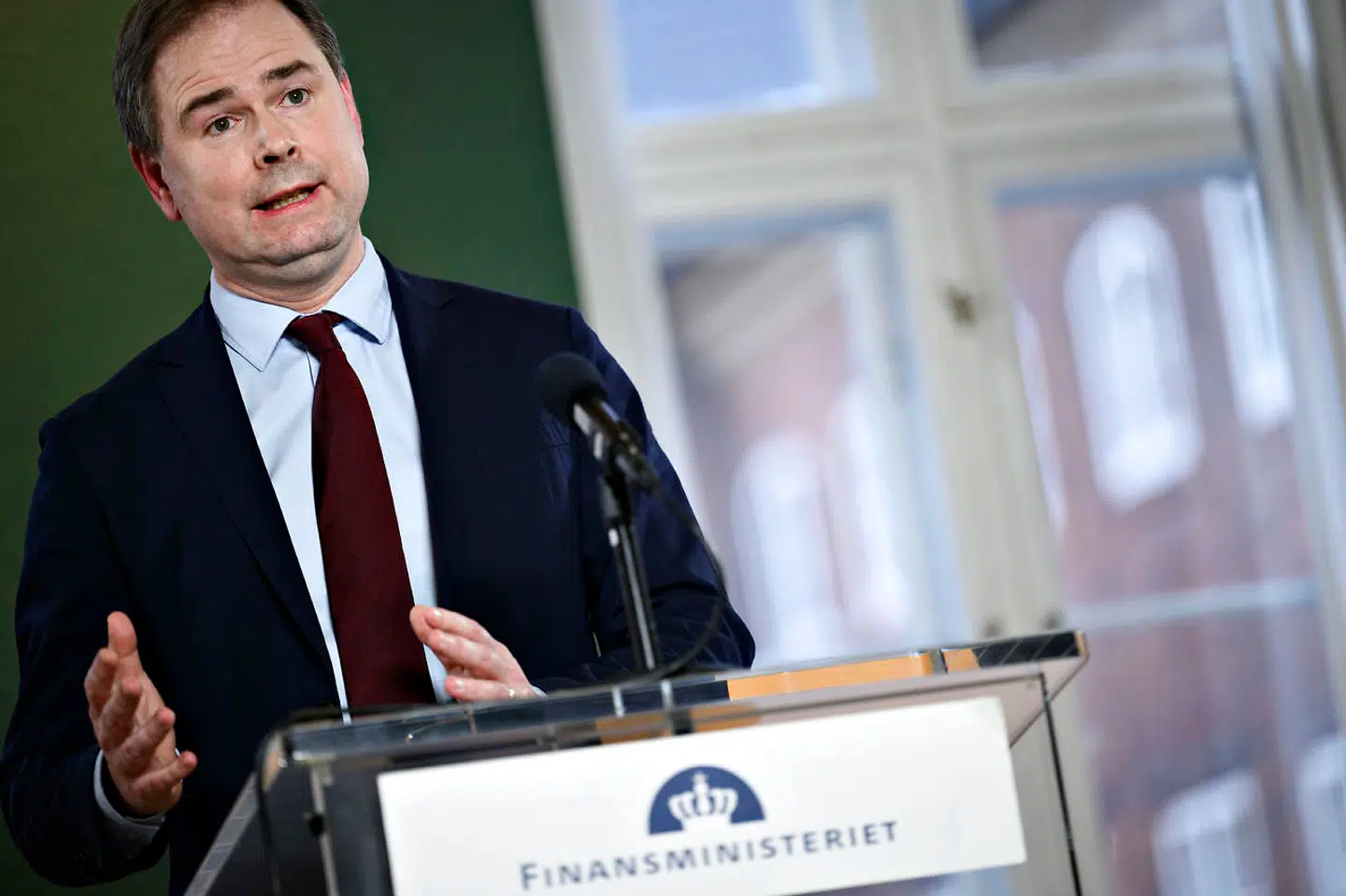 Finansminister Nicolai Wammen (S) præsenterer finanslovaftalen for 2021 på et pressemøde sammen med De Radikale, SF, Enhedslisten og Alternativet i Finansministeriet i København, søndag den 6. december 2020.