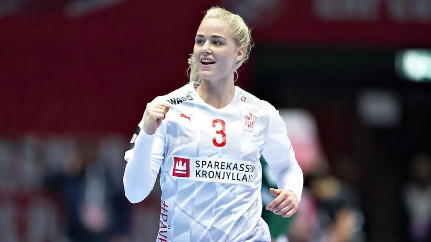 Majbritt Toft Hansen i søndagens EM-sejr.