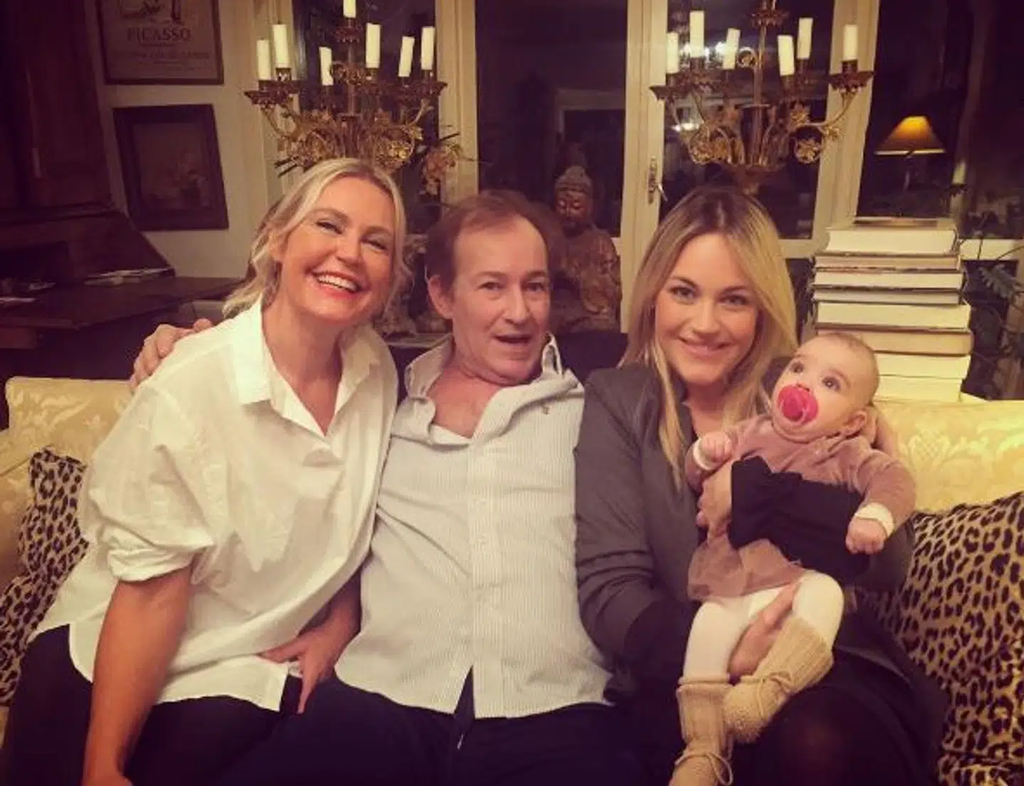 Amalies mor og far og lille Josephine.